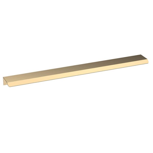 Venice Fluted 600mm Green Vanity Unit   Wall Hung 2 Drawer Unit with Brushed Brass Handles - Image 2