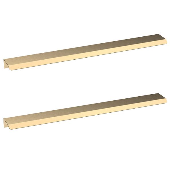 Venice Fluted 1205mm Blue Vanity Unit   Wall Hung 4 Drawer Unit with Sparkling Black Worktop & Brushed Brass Handles - Image 2