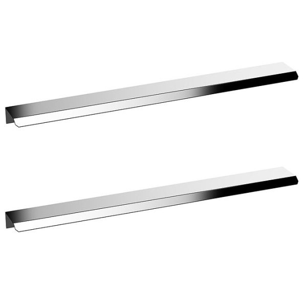 Venice Fluted 1205mm Green Vanity Unit   Wall Hung 4 Drawer Unit with Sparkling White Worktop & Chrome Handles - Image 2