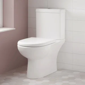 Vienna Short Projection Cloakroom Toilet with Seat