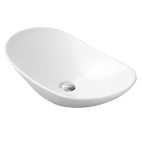 Venice Linea Rustic Oak Countertop Basin Unit   800mm 2 Drawer with Oval Matt White Basin - Image 2