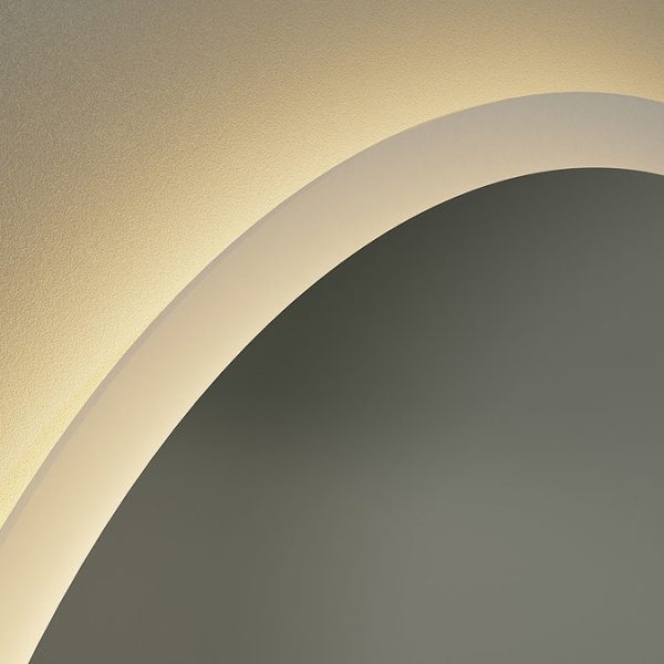 Venice 1200mm Round LED Illuminated Anti Fog Bathroom Mirror - Image 5