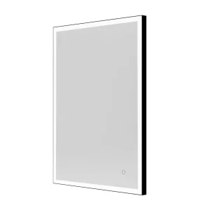 Venice Black 1000 x 700mm LED Illuminated Mirror with Demister Pad