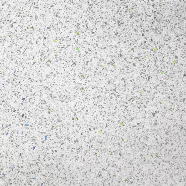 Venice Abstract 600 White Vanity   Wall Hung 2 Drawer Unit w. White Worktop, Round Matt Black Basin & Handles - Image 6