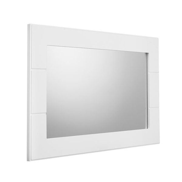 Croydex Portland White Wood Tongue & Groove Mirror - Image 4
