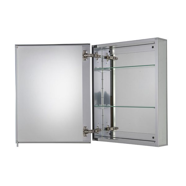 Croydex Langley Single Door Mirror Cabinet with FlexiFix - Image 2