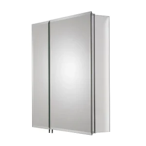 Croydex Newton Double Door Bi View Mirror Cabinet with FlexiFix