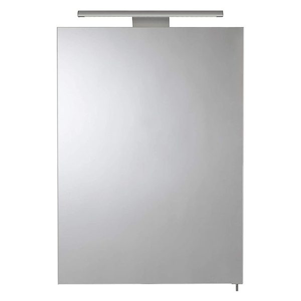 Croydex Madison Hang N Lock Single Door Illuminated Mirror Cabinet with Shaver Socket 700 x 500mm - Image 5
