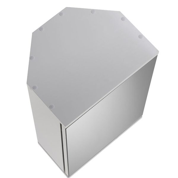Croydex Simplicity Single Door Corner Mirror Cabinet - Image 4