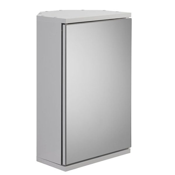 Croydex Simplicity Single Door Corner Mirror Cabinet - Image 6