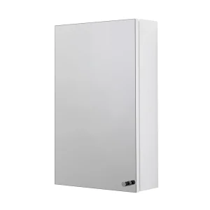 Croydex Carra White Single Door Mirror Cabinet
