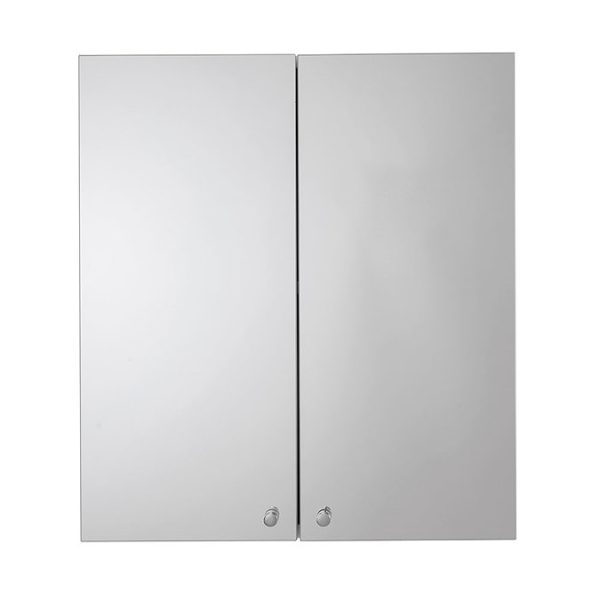 Croydex Carra White Double Door Mirror Cabinet - Image 4