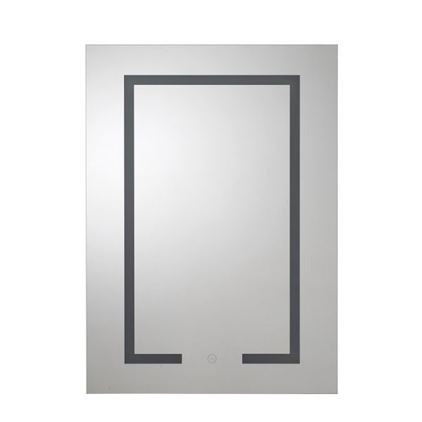 Croydex Hang N Lock Illuminated Single Door Cabinet with Shaver Socket   700 x 500mm - Image 3