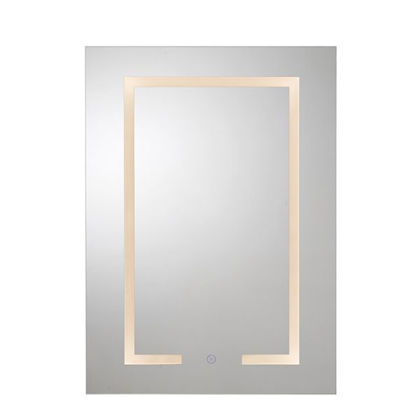 Croydex Hang N Lock Illuminated Single Door Cabinet with Shaver Socket   700 x 500mm - Image 5