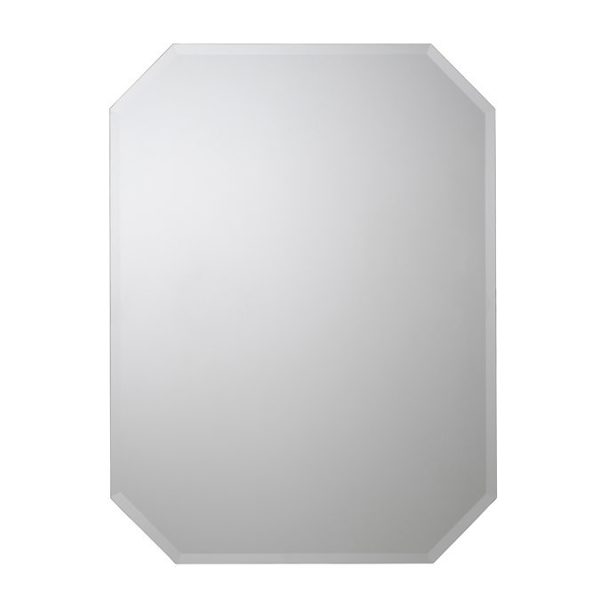 Croydex 600 x 450mm Lozenge Bevelled Edge Single Door Mirror Cabinet - Image 5