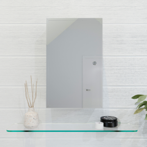 Croydex Trent Lockable Medicine Mirror Cabinet Stainless Steel