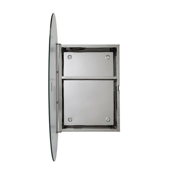 Croydex Tay Oval Mirrored Door Cabinet - Image 4