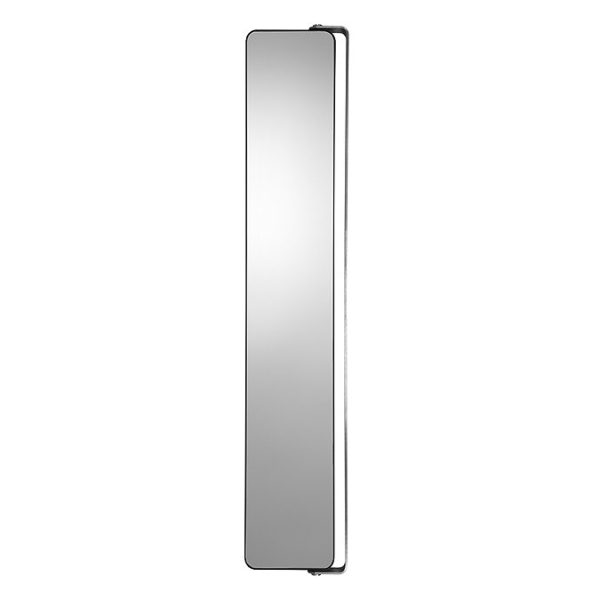 Croydex Arun Matt Black Tall Pivoting Mirror Cabinet - Image 3