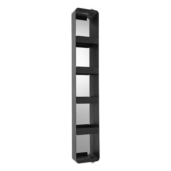 Croydex Arun Matt Black Tall Pivoting Mirror Cabinet - Image 5