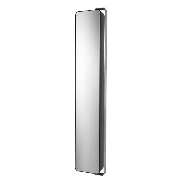 Croydex Arun Matt Black Tall Pivoting Mirror Cabinet - Image 6