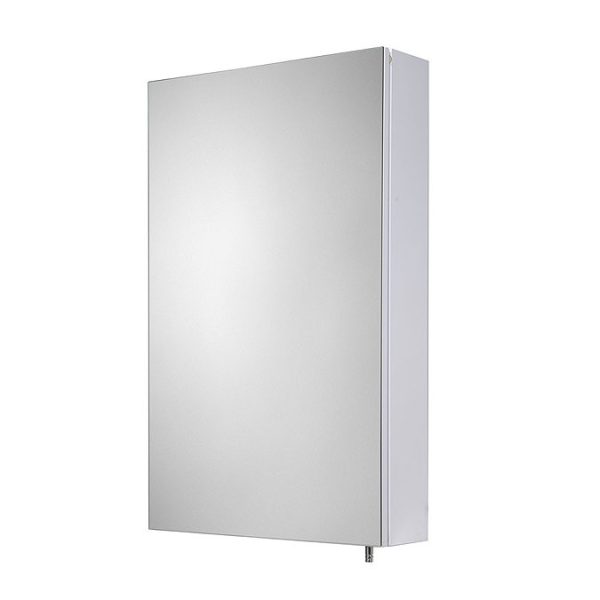 Croydex Finchley Stainless Steel Single Door Mirror Cabinet with FlexiFix - Image 4