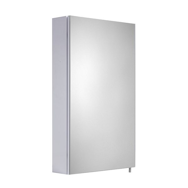 Croydex Finchley Stainless Steel Single Door Mirror Cabinet with FlexiFix - Image 5