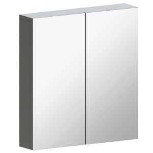 Reeves Wharfe Slate Matt Grey 650 x 600mm Mirror Cabinet
