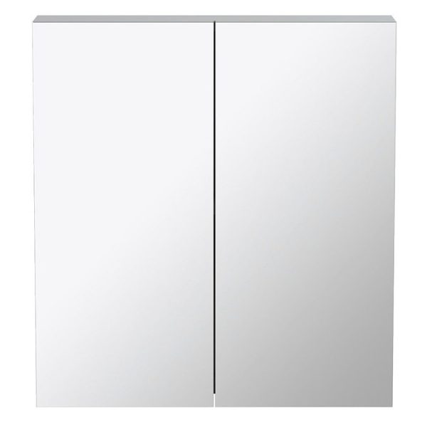 Reeves Wharfe Slate Matt Grey 650 x 600mm Mirror Cabinet - Image 2