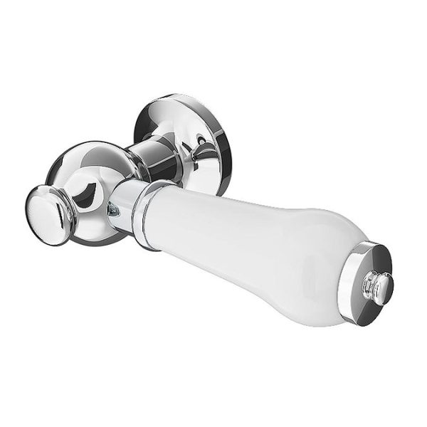 Winchester Close Coupled Traditional Toilet with Beech Toilet Seat - Image 2