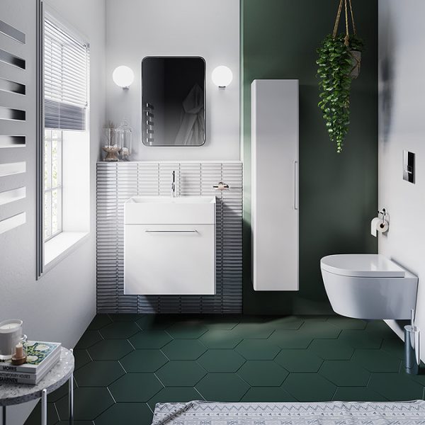 RAK Resort Wall Hung Rimless Pan incl. Dual Flush Concealed WC Cistern with Frame - Image 6