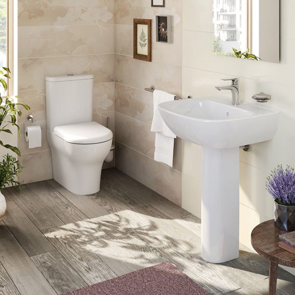 VitrA Zentrum Rimless BTW Close Coupled Toilet - Image 2