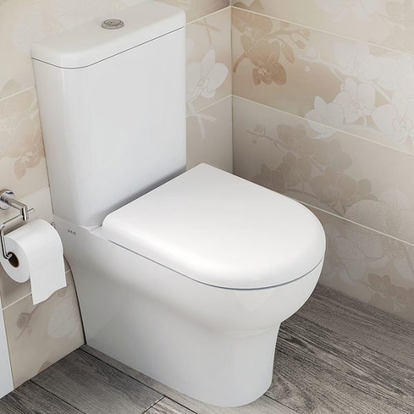 VitrA Zentrum Rimless BTW Close Coupled Toilet - Image 5