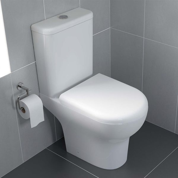 VitrA Zentrum Rimless Close Coupled Toilet - Image 5