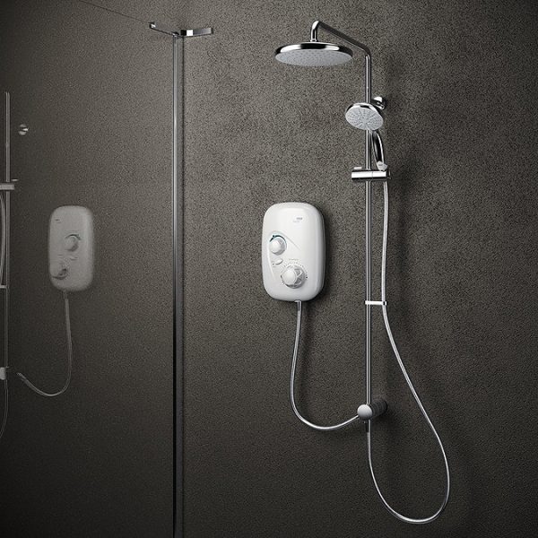Mira Event XS Dual Outlet Thermostatic Power Shower - Image 2