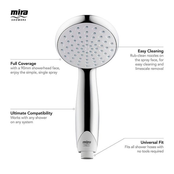 Mira Vigour Dual Outlet Thermostatic Power Shower - Image 6