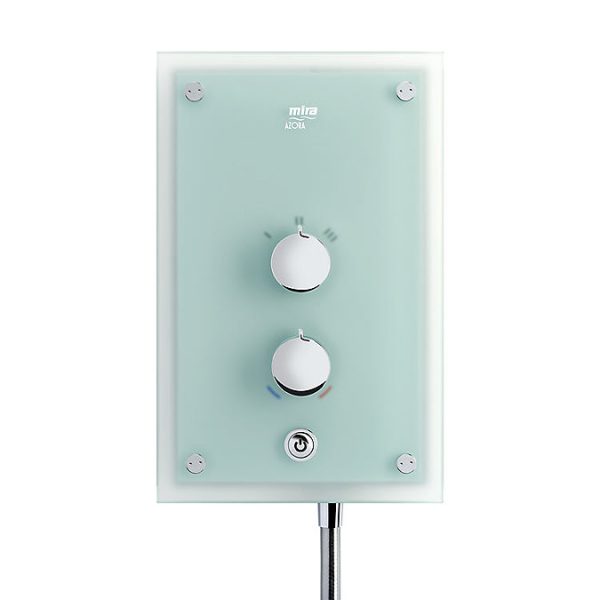 Mira   Azora 9.8kw Thermostatic Electric Shower   Frosted Glass - Image 3