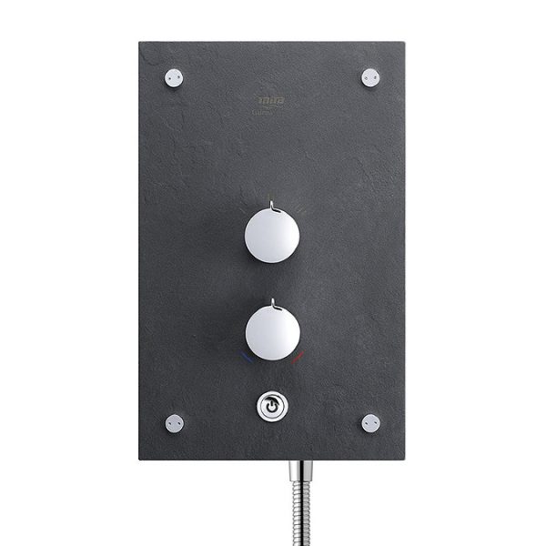 Mira Galena 9.8kW Slate Effect Thermostatic Electric Shower - Image 4