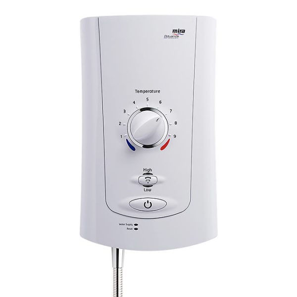Mira   Advance Low Pressure 9.0kw Thermostatic Electric Shower   White & Chrome - Image 3