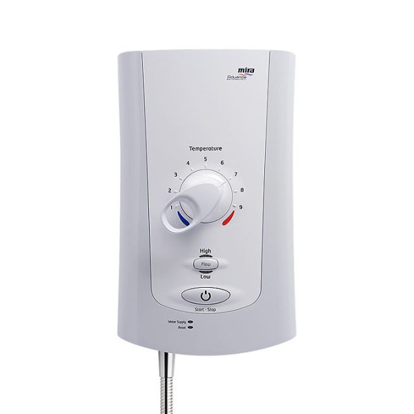 Mira   Advance Flex Low Pressure 9.0kw Thermostatic Electric Shower   White & Chrome - Image 3