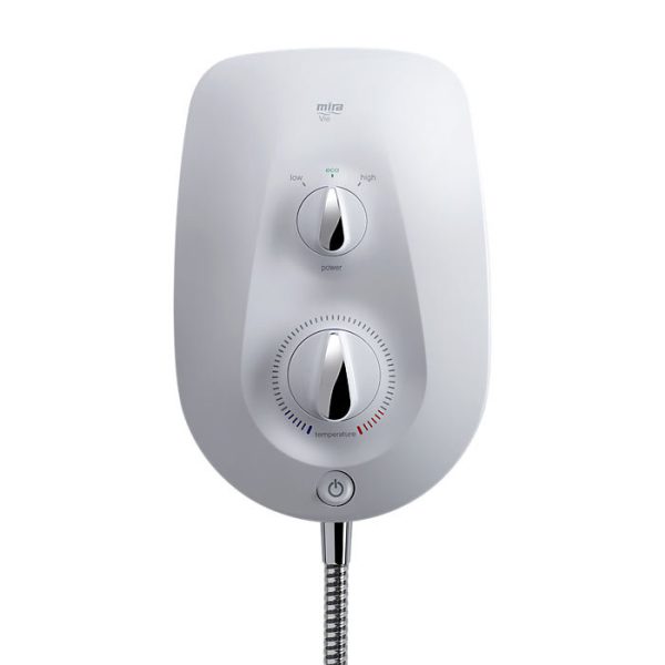 Mira Vie 10.8kW Electric Shower   White/Chrome - Image 3