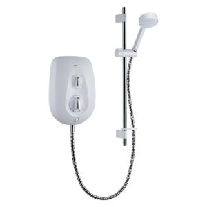 Mira Vie 8.5kW Electric Shower   White/Chrome
