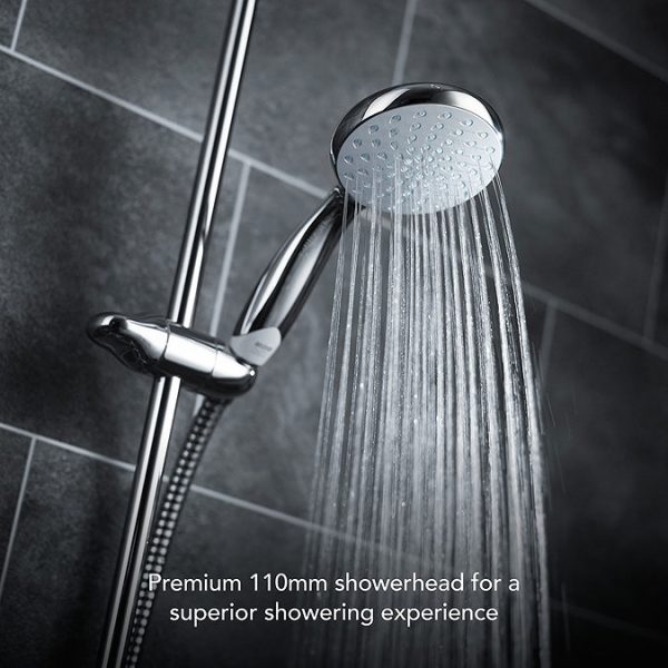 Mira Coda Pro ERD Thermostatic Bar Shower Mixer   Chrome - Image 4