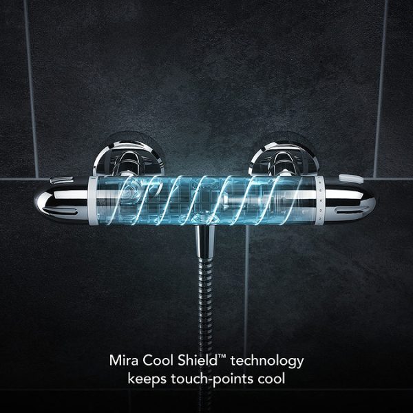 Mira Coda Pro ERD Thermostatic Bar Shower Mixer   Chrome - Image 6