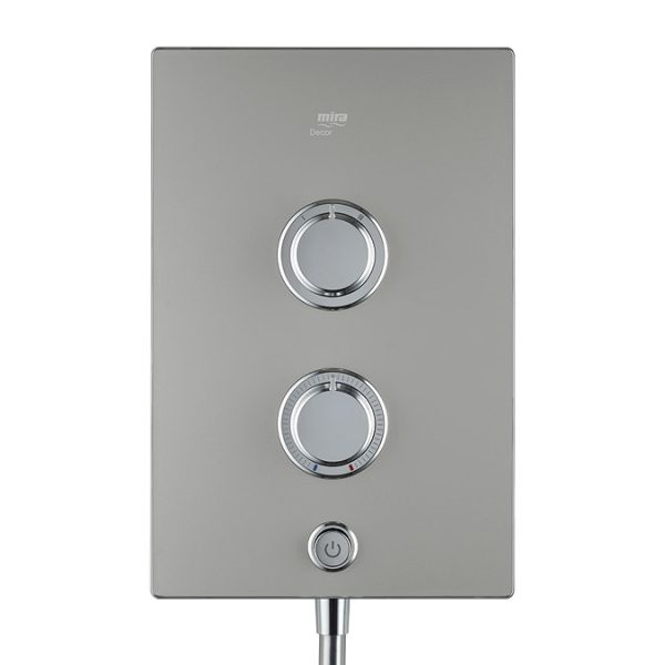 Mira Decor 9.5kW Warm Silver Electric Shower - Image 3