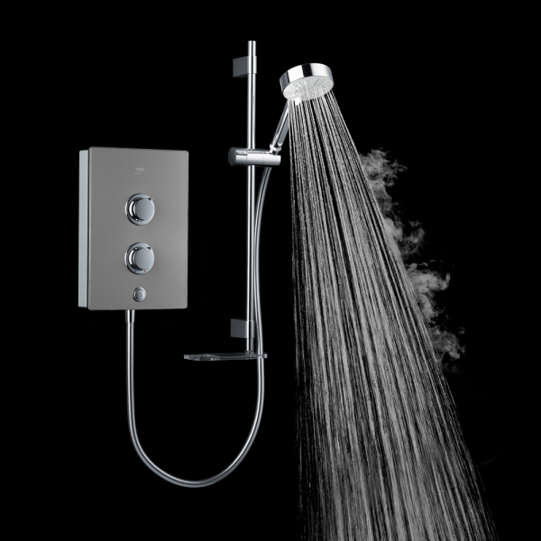 Mira Decor 9.5kW Warm Silver Electric Shower