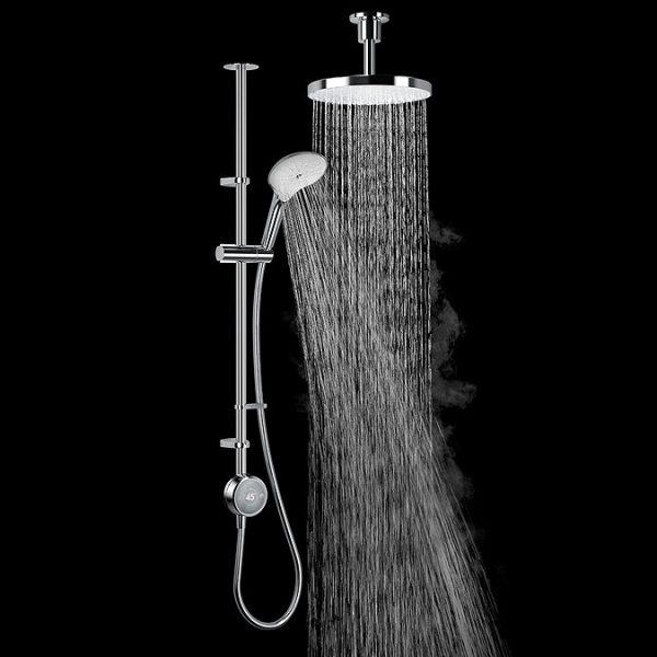 Mira Activate with ColdBoost Double Outlet Ceiling Fed Digital Shower   Pumped - Image 4