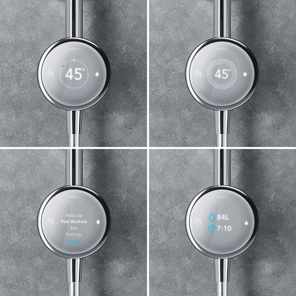 Mira Activate with ColdBoost Double Outlet Ceiling Fed Digital Shower   Pumped - Image 6