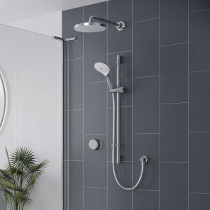 Mira Activate with ColdBoost Double Outlet Rear Fed Digital Shower   High Pressure