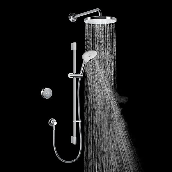 Mira Activate with ColdBoost Double Outlet Rear Fed Digital Shower   Pumped - Image 4