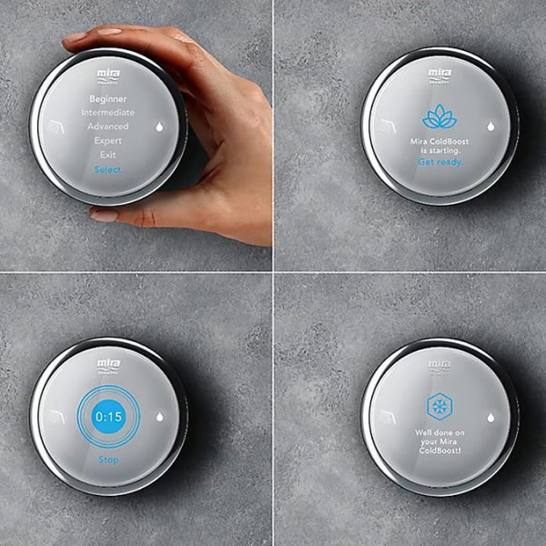 Mira Activate with ColdBoost Double Outlet Rear Fed Digital Shower   Pumped - Image 6